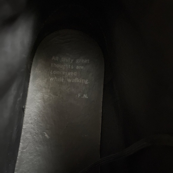 Black leather Helm lace up boots “Cole” with silver hardware, men’s size 12 - Picture 7 of 8